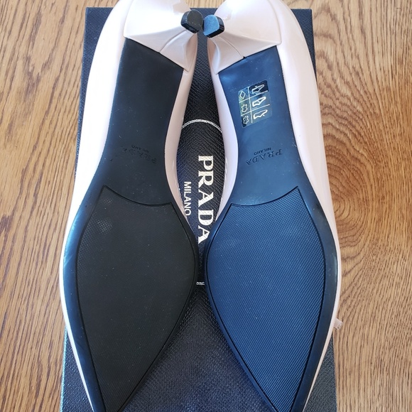 NEW RARE Prada Calzature Donna Cipria Shoes - Picture 5 of 8
